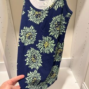 Hanna Andersson Blue Floral Tank Top